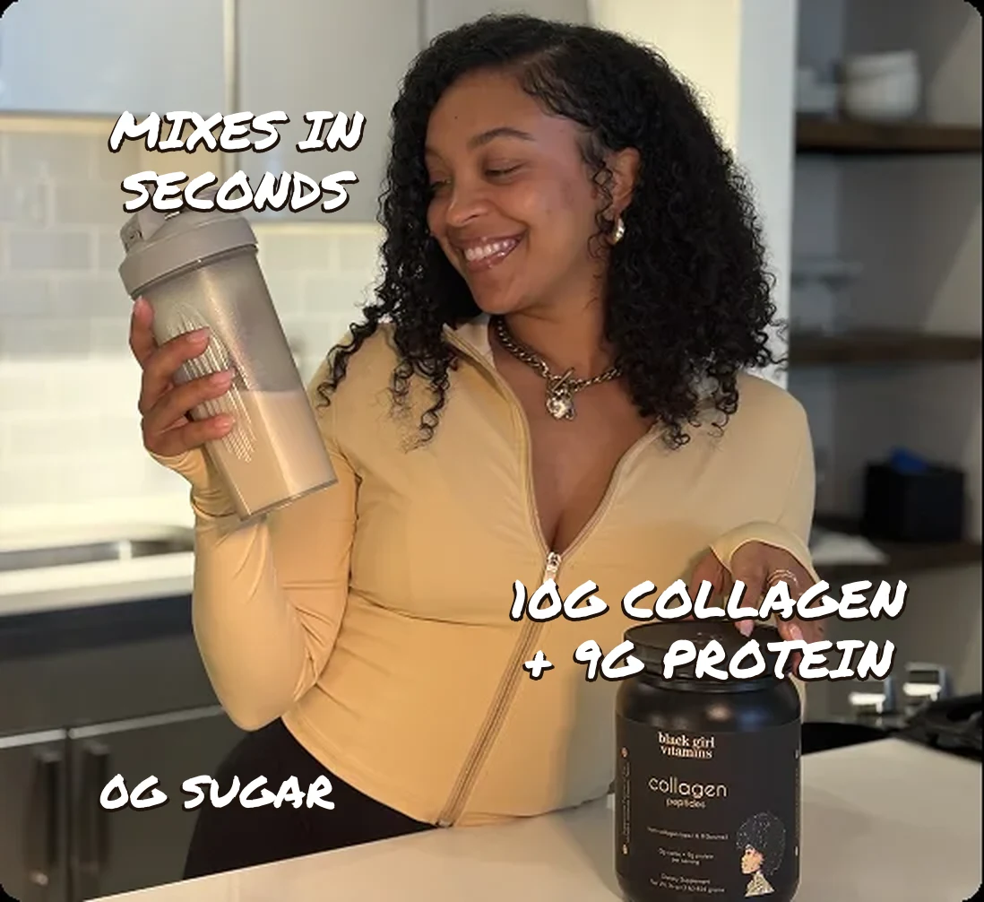 Making a collagen shake at home — 10g collagen, 9g protein, 0g sugar